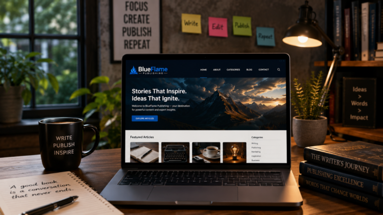 The Blog Blueflamepublishing: Your Complete Guide to a Rising Content Destination the blog blueflamepublishing